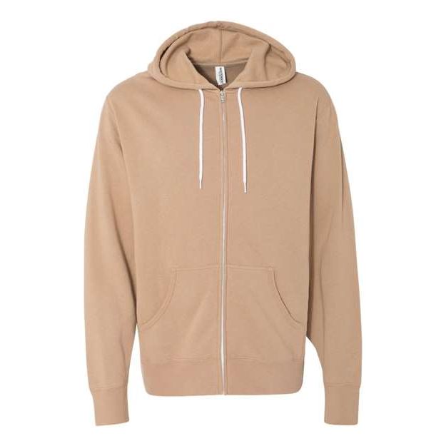 Independent Trading Co. Lightweight Full-Zip Hooded Sweatshirt - Independent Trading Co. AFX90UNZ Independent Trading Co.