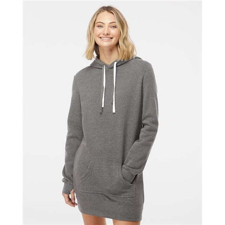 Independent Trading Co. Women’s Special Blend Hooded Sweatshirt Dress - Independent Trading Co. PRM65DRS Independent Trading Co. Nickel XS