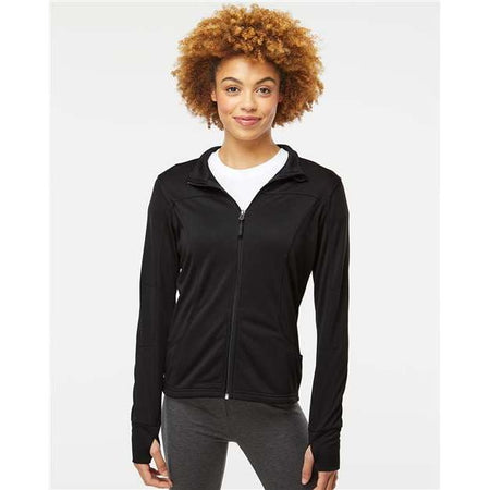 Independent Trading Co. Women's Poly-Tech Full-Zip Track Jacket - Independent Trading Co. EXP60PAZ Independent Trading Co. Black XS