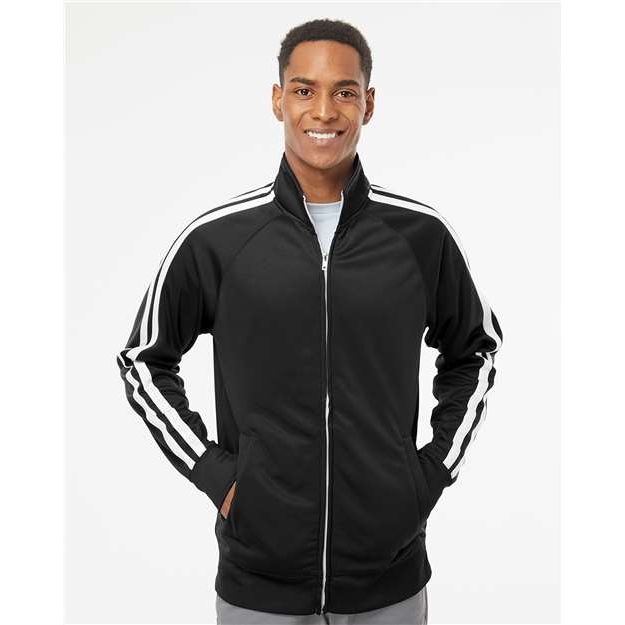 Independent Trading Co. Lightweight Poly-Tech Full-Zip Track Jacket - Independent Trading Co. EXP70PTZ Independent Trading Co. Black XS