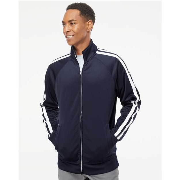 Independent Trading Co. Lightweight Poly-Tech Full-Zip Track Jacket - Independent Trading Co. EXP70PTZ Independent Trading Co. Classic Navy XS