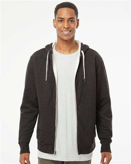 Independent Trading Co. Unisex Sherpa-Lined Hooded Sweatshirt - Independent Trading Co. EXP90SHZ