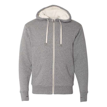 Independent Trading Co. Sherpa-Lined Hooded Sweatshirt - Independent Trading Co. EXP90SHZ Independent Trading Co. Salt & Pepper XS