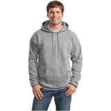 Mens Ultimate Cotton - Pullover Hooded Sweatshirt Joe's USA Large Light Steel