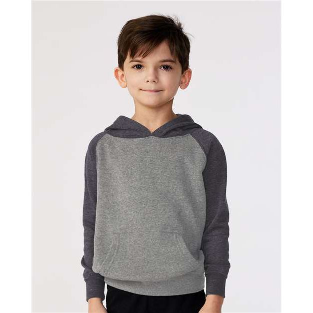 Independent Trading Co. Toddler Special Blend Hooded Raglan Sweatshirt - Independent Trading Co. PRM10TSB Independent Trading Co. Nickel/ Carbon 2T