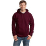 Mens Ultimate Cotton - Pullover Hooded Sweatshirt Joe's USA Small Maroon