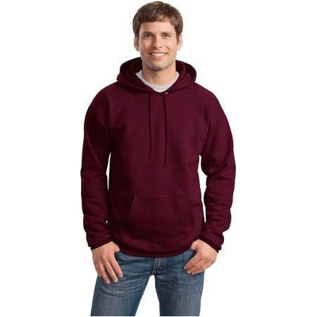 Mens Ultimate Cotton - Pullover Hooded Sweatshirt Joe's USA Medium Maroon