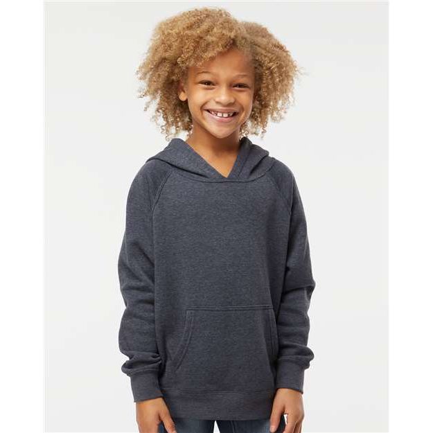 Independent Trading Co. Youth Lightweight Special Blend Raglan Hooded Sweatshirt - Independent Trading Co. PRM15YSB Independent Trading Co. Midnight Navy XS