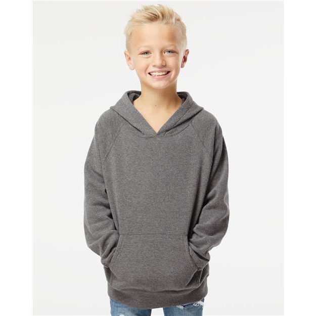 Independent Trading Co. Youth Lightweight Special Blend Raglan Hooded Sweatshirt - Independent Trading Co. PRM15YSB Independent Trading Co. Nickel XS