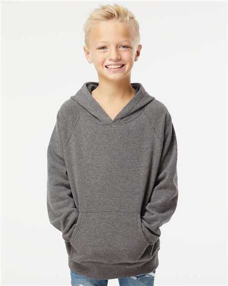 Independent Trading Co. Youth Lightweight Special Blend Raglan Hooded Sweatshirt - Independent Trading Co. PRM15YSB