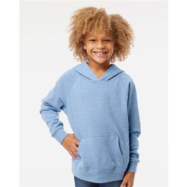 Independent Trading Co. Youth Lightweight Special Blend Raglan Hooded Sweatshirt - Independent Trading Co. PRM15YSB Independent Trading Co. Pacific XS