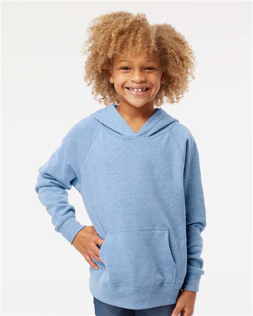 Independent Trading Co. Youth Lightweight Special Blend Raglan Hooded Sweatshirt - Independent Trading Co. PRM15YSB