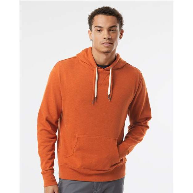 Independent Trading Co. Midweight French Terry Hooded Sweatshirt - Independent Trading Co. PRM90HT Independent Trading Co. Burnt Orange Heather XS