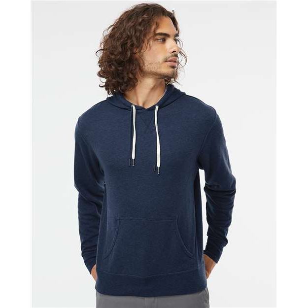 Independent Trading Co. Midweight French Terry Hooded Sweatshirt - Independent Trading Co. PRM90HT Independent Trading Co. Navy Heather XS