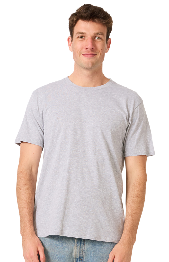 Royal Apparel 5051 Unisex Short Sleeve Tee - Heather Grey