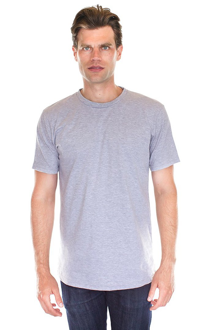 Royal Apparel 5051 Unisex Short Sleeve Tee - Heather Grey