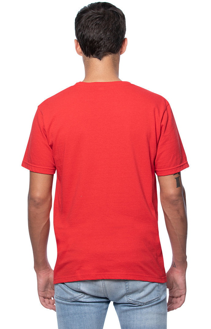 Royal Apparel 5051ORG Unisex Organic Short Sleeve Tee - Cherry