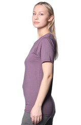 Royal Apparel 5051ORG Unisex Organic Short Sleeve Tee - Eggplant