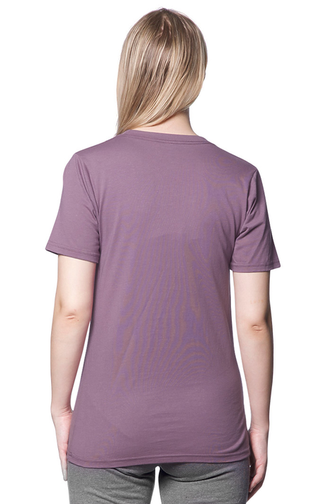 Royal Apparel 5051ORG Unisex Organic Short Sleeve Tee - Eggplant
