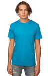 Royal Apparel 5051ORG Unisex Organic Short Sleeve Tee - Malibu Blue