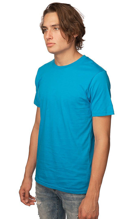 Royal Apparel 5051ORG Unisex Organic Short Sleeve Tee - Malibu Blue