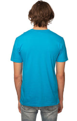 Royal Apparel 5051ORG Unisex Organic Short Sleeve Tee - Malibu Blue