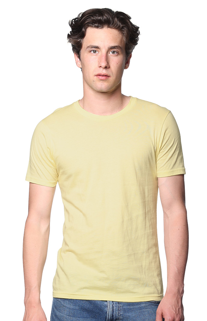 Royal Apparel 5051 Unisex Short Sleeve Tee - Pale Yellow