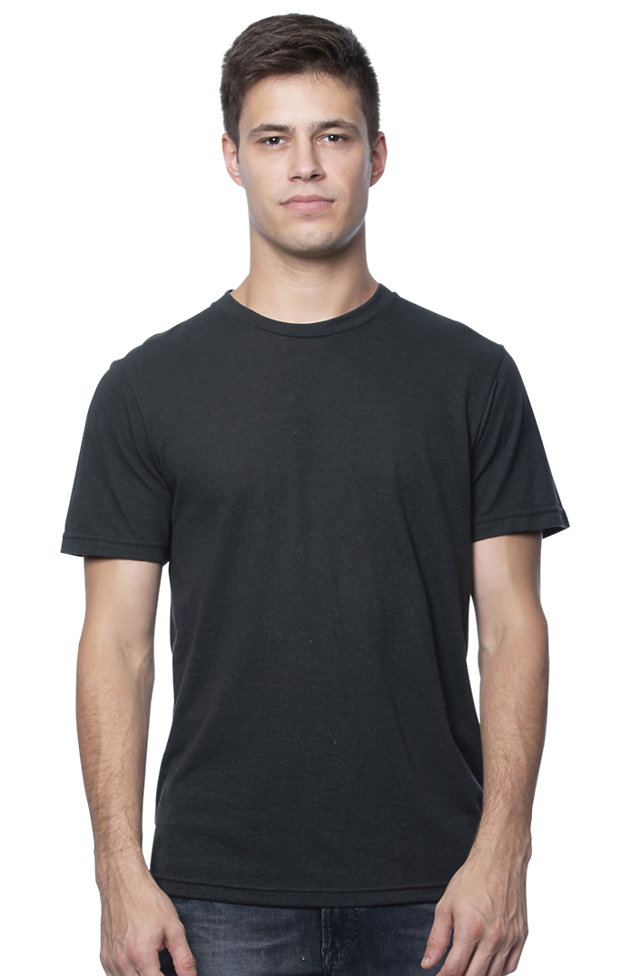 Royal Apparel 5051UNN Unisex Union Short Sleeve Tee - Black