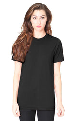 Royal Apparel 5051UNN Unisex Union Short Sleeve Tee - Black