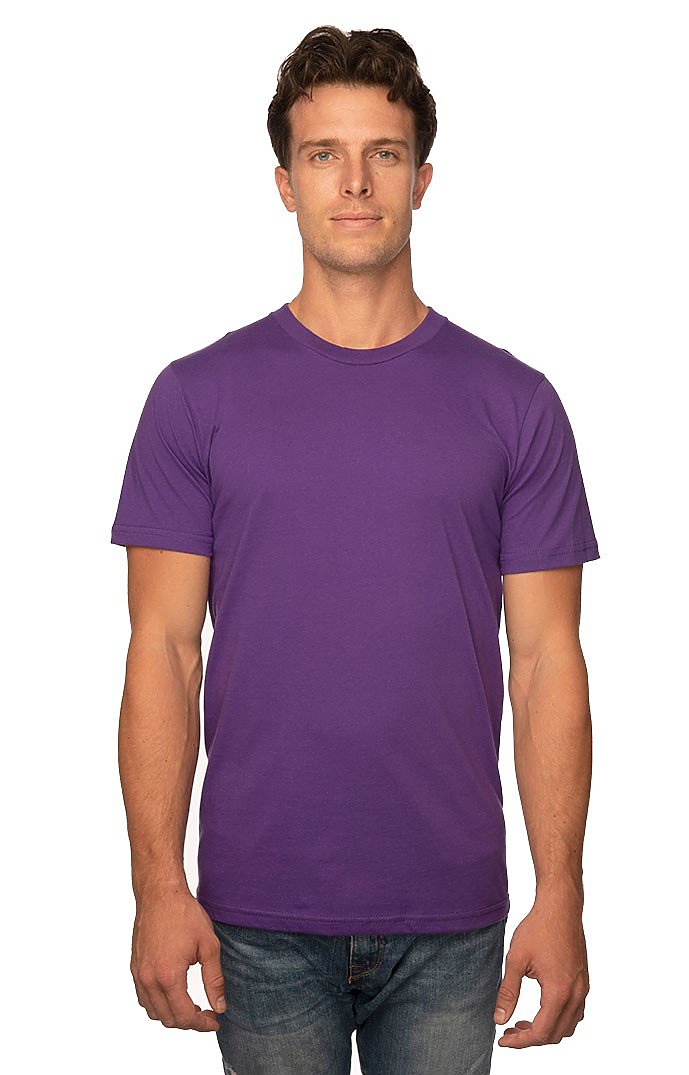 Royal Apparel 5051UNN Unisex Union Short Sleeve Tee - Purple
