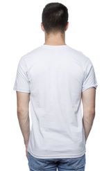 Royal Apparel 5051UNN Unisex Union Short Sleeve Tee - White