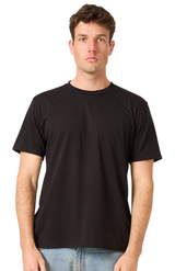 Royal Apparel 5051USA Unisex Short Sleeve USA Tee - Black
