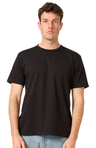 Royal Apparel 5051USA Unisex Short Sleeve USA Tee - Black