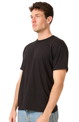 Royal Apparel 5051USA Unisex Short Sleeve USA Tee - Black