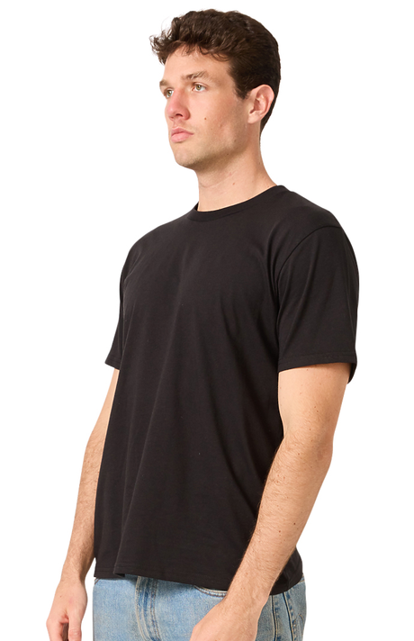 Royal Apparel 5051USA Unisex Short Sleeve USA Tee - Black