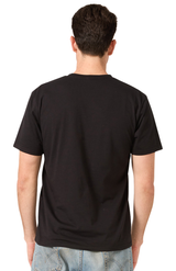 Royal Apparel 5051USA Unisex Short Sleeve USA Tee - Black