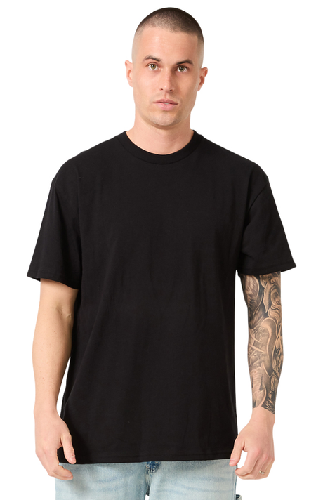 Royal Apparel 5051USA Unisex Short Sleeve USA Tee - Black