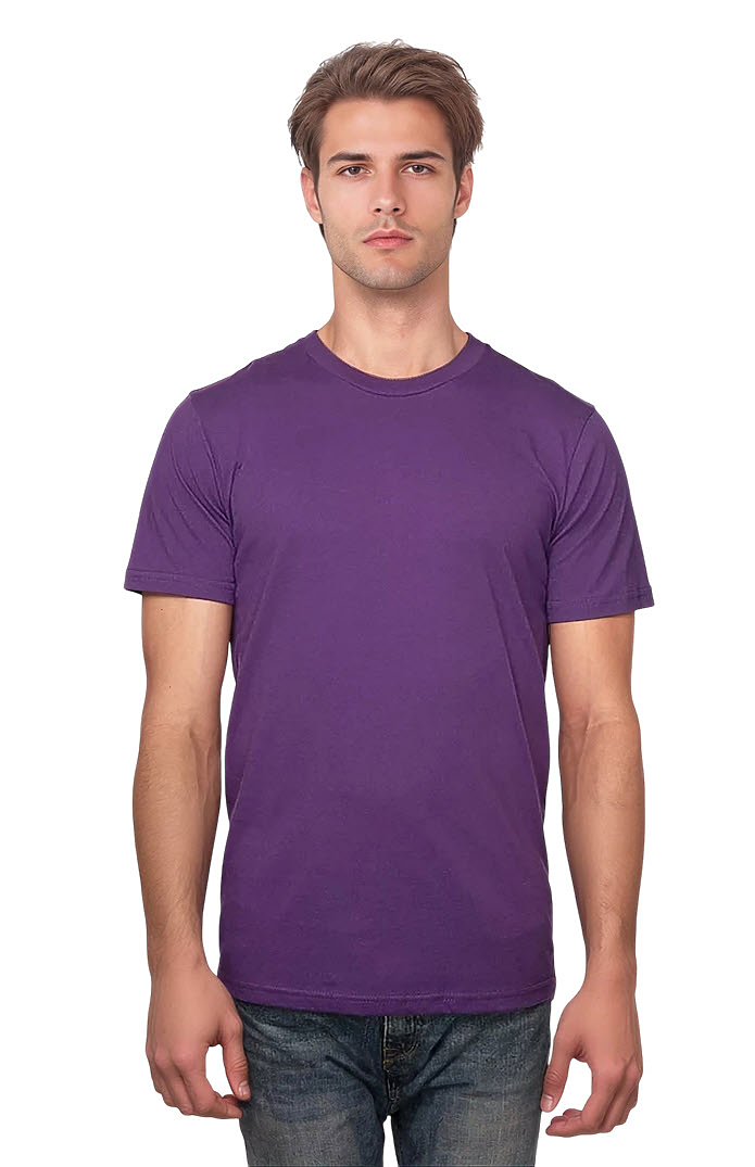 Royal Apparel 5051USA Unisex Short Sleeve USA Tee - Purple