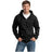 Mens Ultimate Full-Zip Hooded Sweatshirt Joe's USA Small Jet Black