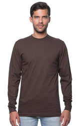 Royal Apparel 5054 Unisex Long Sleeve Tee - Chocolate