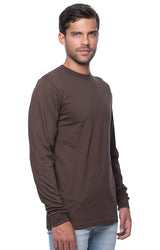Royal Apparel 5054 Unisex Long Sleeve Tee - Chocolate