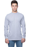 Royal Apparel 5054 Unisex Long Sleeve Tee - Heather Grey