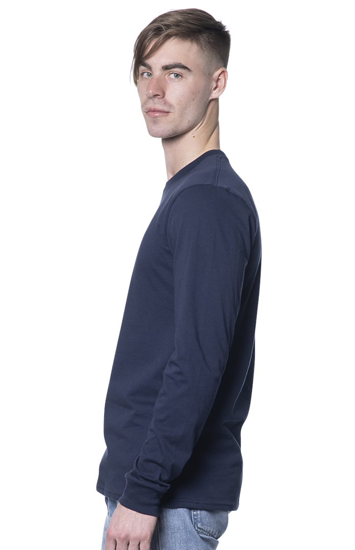 Royal Apparel 5054 Unisex Long Sleeve Tee - Navy