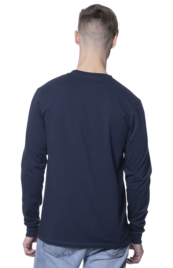Royal Apparel 5054 Unisex Long Sleeve Tee - Navy