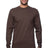 Royal Apparel 5054ORG Unisex Organic Long Sleeve Tee - Bark