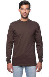 Royal Apparel 5054ORG Unisex Organic Long Sleeve Tee - Bark