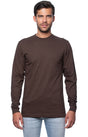 Royal Apparel 5054ORG Unisex Organic Long Sleeve Tee - Bark
