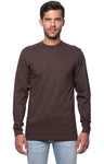 Royal Apparel 5054ORG Unisex Organic Long Sleeve Tee - Bark
