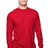 Royal Apparel 5054ORG Unisex Organic Long Sleeve Tee - Cherry