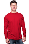 Royal Apparel 5054ORG Unisex Organic Long Sleeve Tee - Cherry